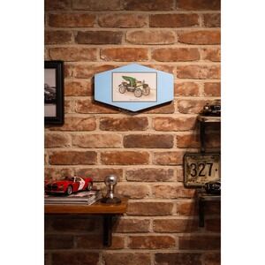 Vintage Style Fiat 8 HP 1901 Automobile Wall Plaque 8x11.5 Handmade